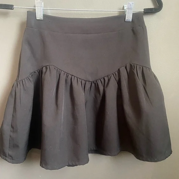 Princess Polly Black A-Line Skirt - Picture 1 of 6